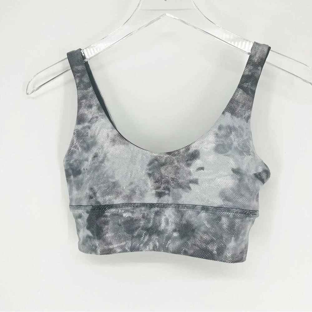 Lululemon Align Light Support A/B Sports Bra 6 Diamond Dye Starlight